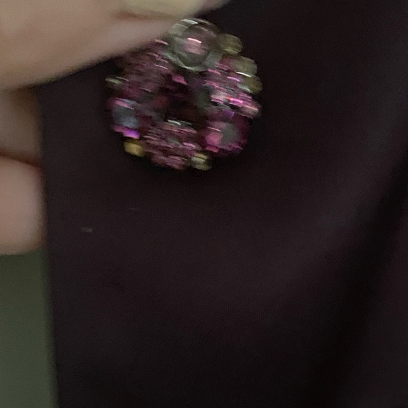 Cache Satin Blazer with jeweled Buttons - Picture 6 of 6